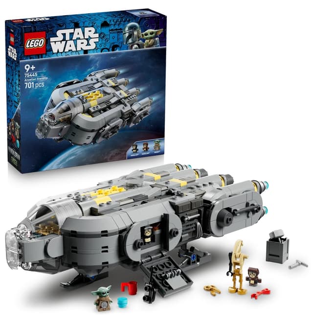 لگو Star Wars Mandalorian و Grogu Anzellan Starship مدل 75445 لگو Star Wars Mandalorian و Grogu Anzellan Starship مدل 75445
