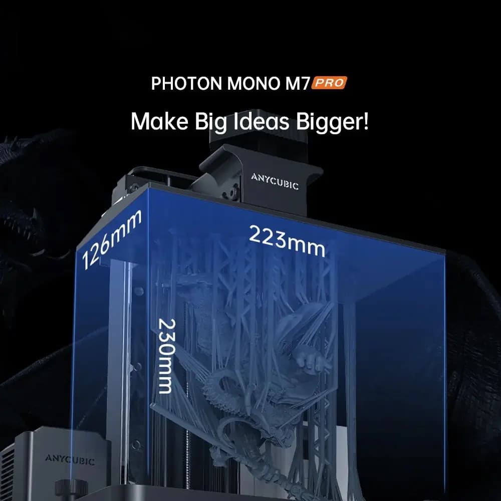 پرینتر ۳ بعدی رزینی ANYCUBIC Photon Mono M7 Pro پرینتر ۳ بعدی رزینی ANYCUBIC Photon Mono M7 Pro