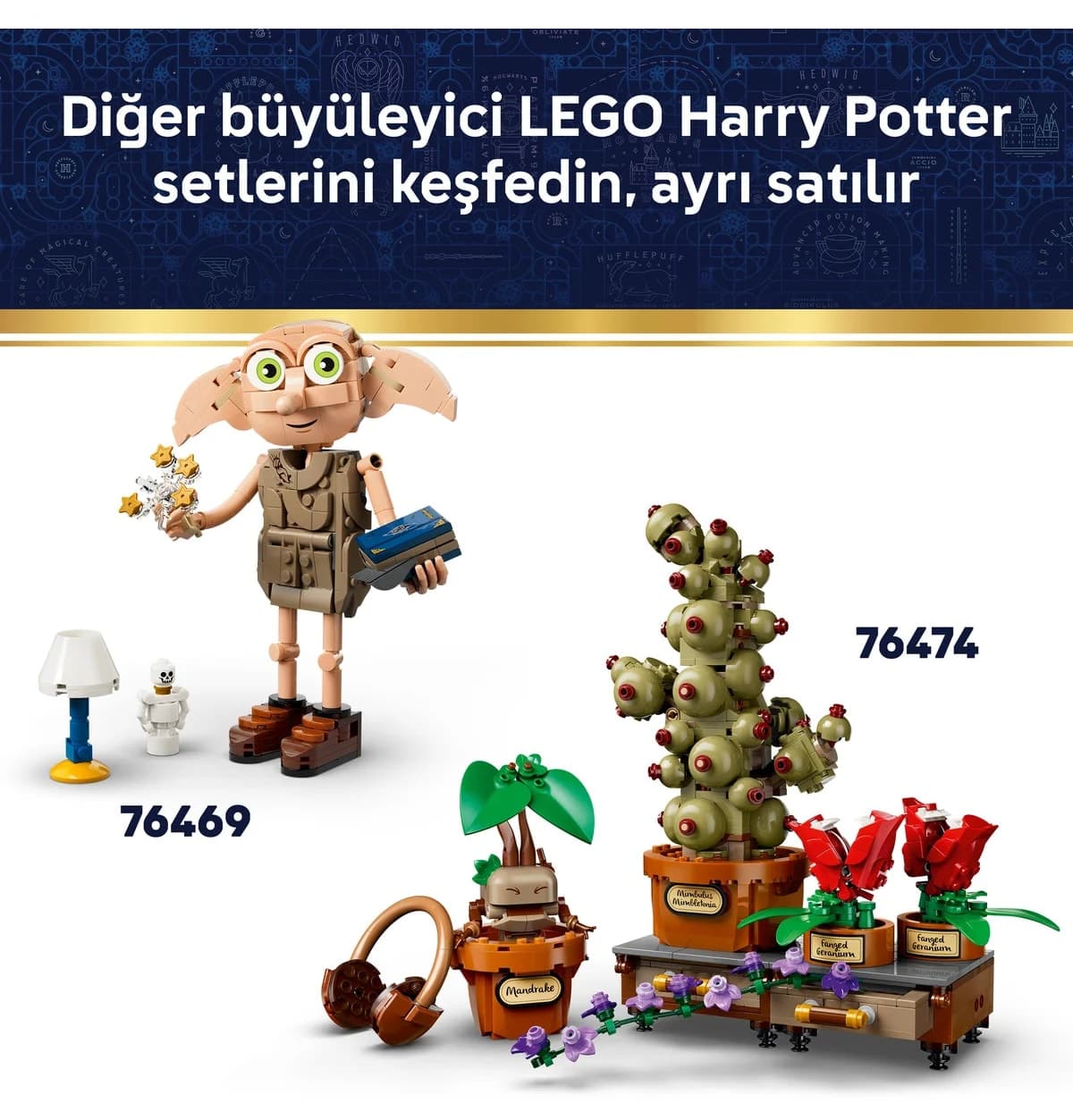 لگو Harry Potter نوربرت بچه اژدهای Hagrid مدل 76477 لگو Harry Potter نوربرت بچه اژدهای Hagrid مدل 76477