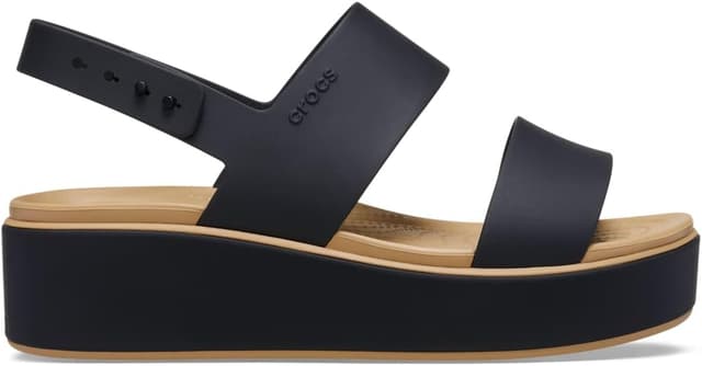 کفش زنانه Crocs پاشنه گوهای کمارتفاع فلین Brooklyn Cork کفش زنانه Crocs پاشنه گوهای کمارتفاع فلین Brooklyn Cork