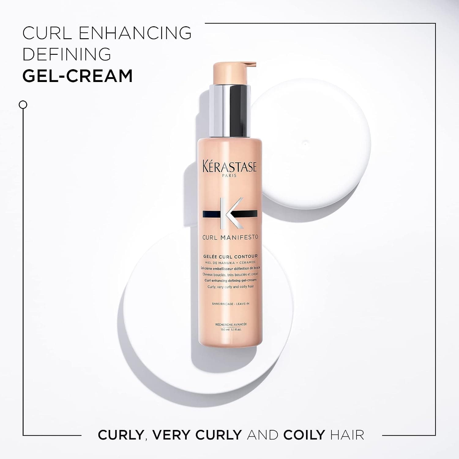 ژل کرم حالت دهنده موی فر Kérastase Curl Manifesto ضد وز 150ml ژل کرم حالت دهنده موی فر Kérastase Curl Manifesto ضد وز 150ml
