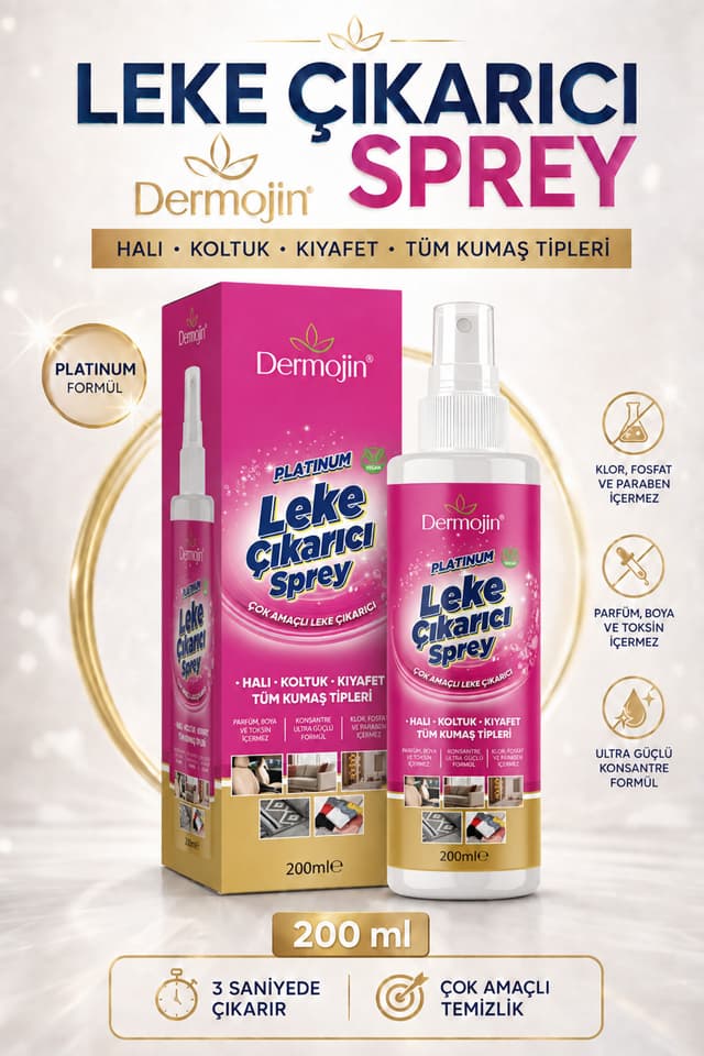 لکهبر چندمنظوره Dermojin Platinum 200 ml لکهبر چندمنظوره Dermojin Platinum 200 ml