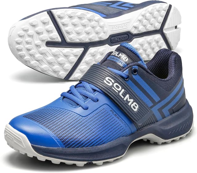 کفش کریکت مردانه SOLM8 با میخ لاستیکی، پنجه پهن، بند Speed-Fit و کفی ژلهای مدل S8 کفش کریکت مردانه SOLM8 با میخ لاستیکی، پنجه پهن، بند Speed-Fit و کفی ژلهای مدل S8