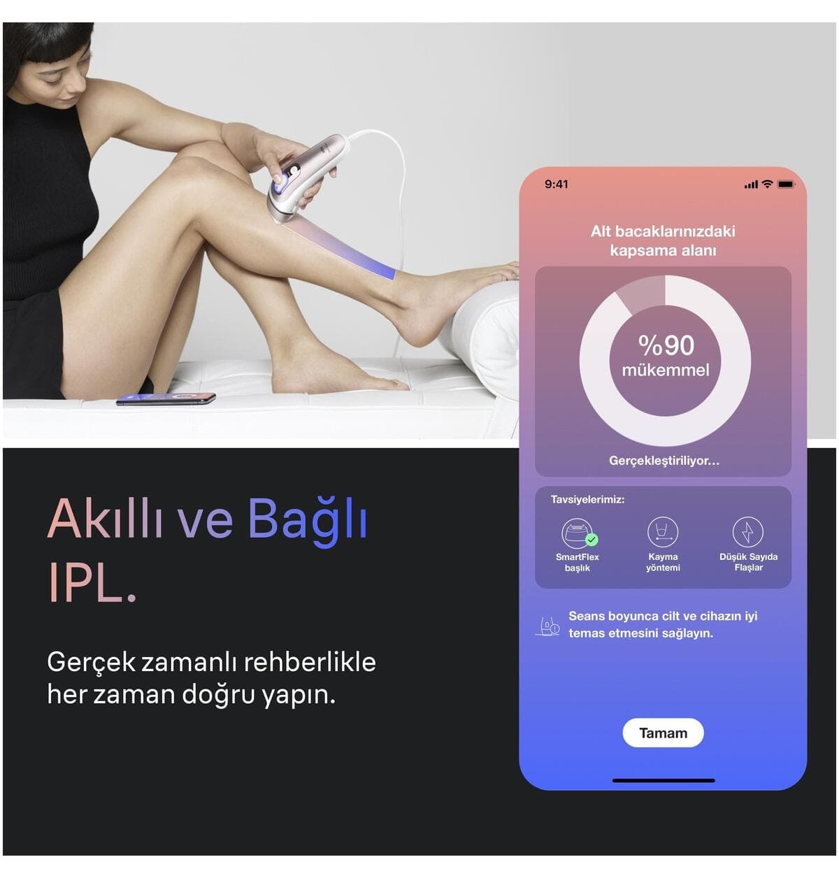 دستگاه لیزر خانگی Braun IPL Skin i·expert مدل PL7431 با اپلیکیشن و ۴ هد دستگاه لیزر خانگی Braun IPL Skin i·expert مدل PL7431 با اپلیکیشن و ۴ هد