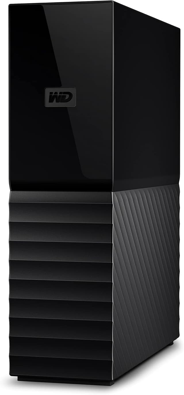 هارد دیسک رومیزی 12 TB Western Digital My Book با USB 3.0، محافظت با رمز عبور و پشتیبانگیری خودکار، مشکی هارد دیسک رومیزی 12 TB Western Digital My Book با USB 3.0، محافظت با رمز عبور و پشتیبانگیری خودکار، مشکی