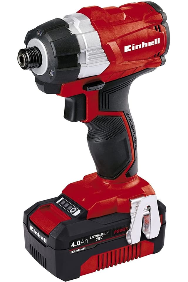 پیچگوشتی ضربهای شارژی Einhell مدل TE-CI 18 Li BL Kit (1x4,0 Ah) کد 4510035 پیچگوشتی ضربهای شارژی Einhell مدل TE-CI 18 Li BL Kit (1x4,0 Ah) کد 4510035