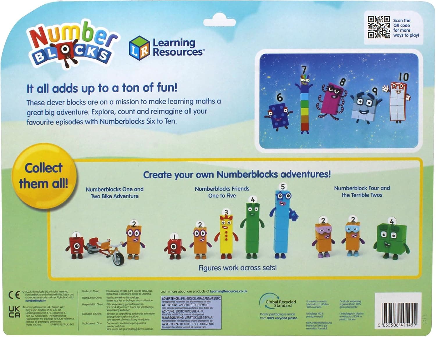 فیگور بازی کودکان ۳ سال به بالا Learning Resources مدل Numberblocks Friends Six to Ten فیگور بازی کودکان ۳ سال به بالا Learning Resources مدل Numberblocks Friends Six to Ten