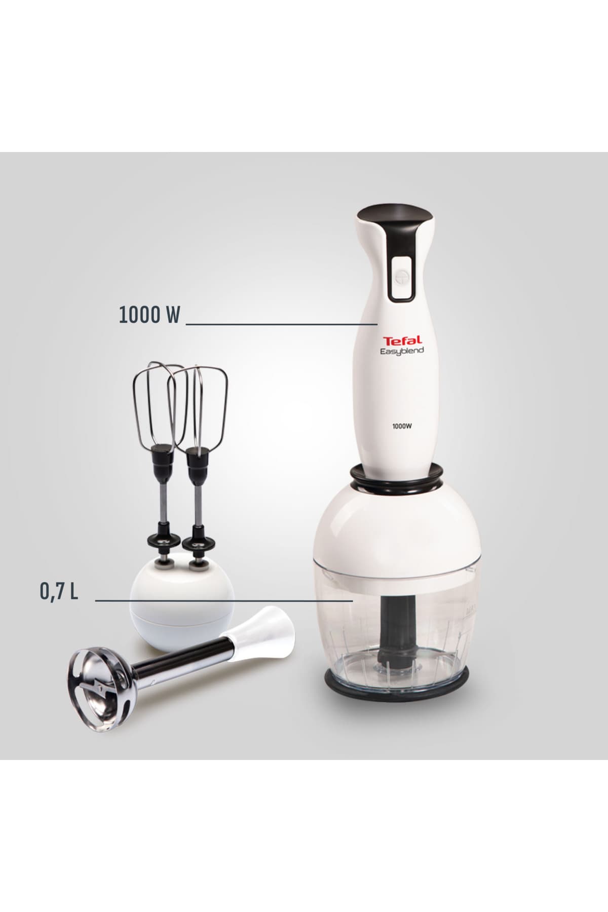ست مخلوطکن TEFAL Easyblend توان 1000 W مدل HB1811 ست مخلوطکن TEFAL Easyblend توان 1000 W مدل HB1811