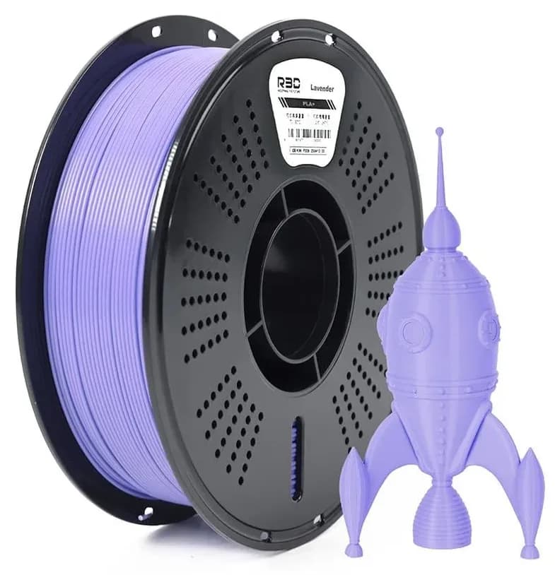 فیلامنت R3D با جنس PLA+ به رنگ لاوندر فیلامنت R3D با جنس PLA+ به رنگ لاوندر