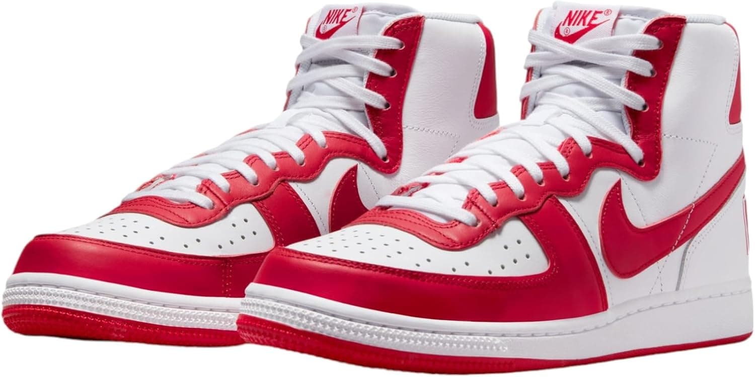 کفش اسپرت روزمره مردانه Nike چرم طبیعی سفید و قرمز مدل Terminatör High کفش اسپرت روزمره مردانه Nike چرم طبیعی سفید و قرمز مدل Terminatör High