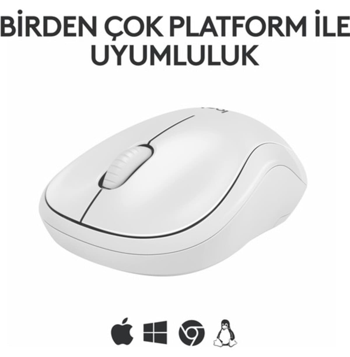 ماوس بیسیم Logitech بلوتوثی بیصدا کامپکت سفید مدل M240 910-007120 ماوس بیسیم Logitech بلوتوثی بیصدا کامپکت سفید مدل M240 910-007120