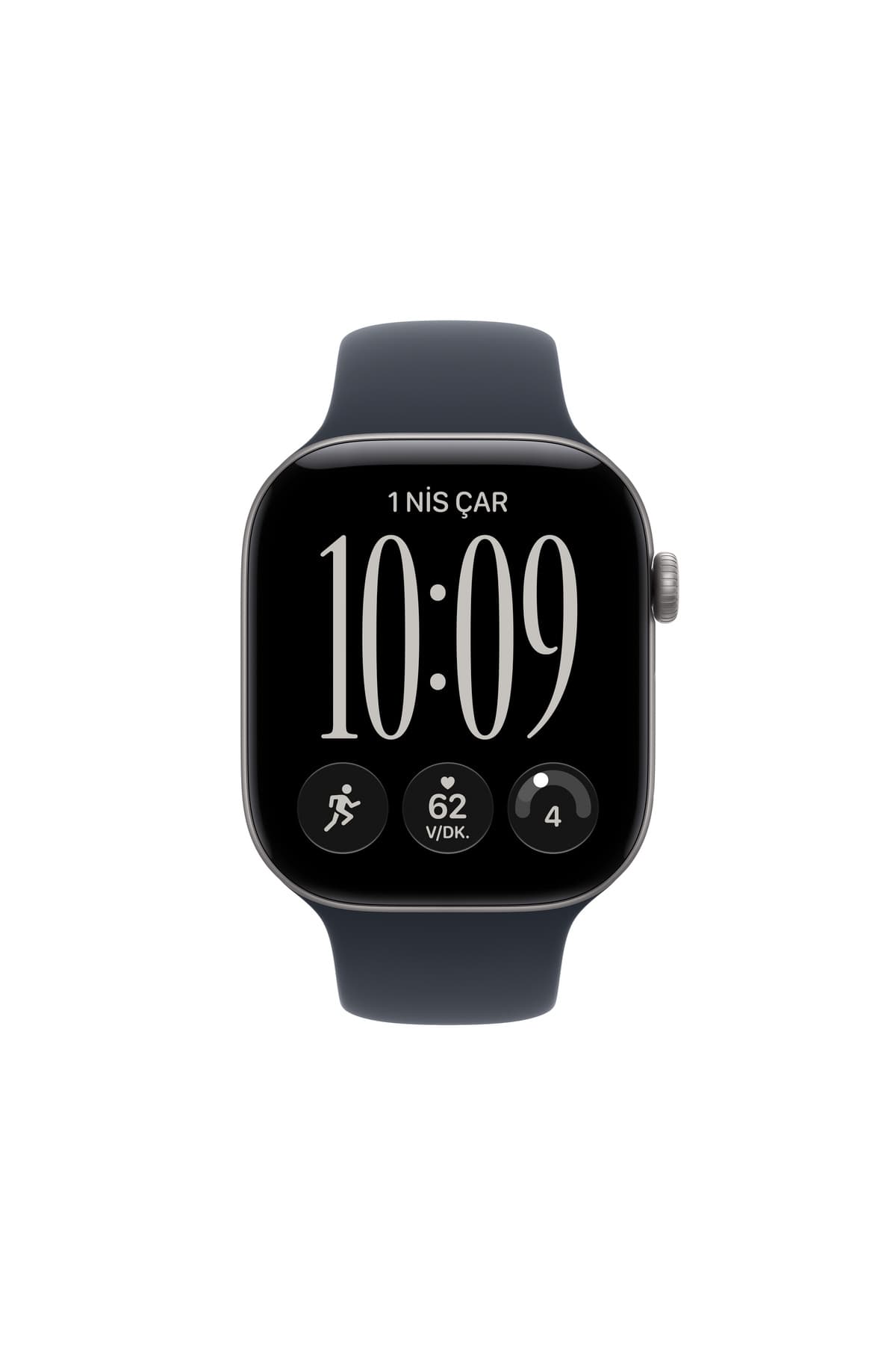 ساعت هوشمند Apple Watch Series 12 GPS 46mm با بدنه آلومینیومی خاکستری فضایی و بند ورزشی سرمهای M/L ساعت هوشمند Apple Watch Series 12 GPS 46mm با بدنه آلومینیومی خاکستری فضایی و بند ورزشی سرمهای M/L