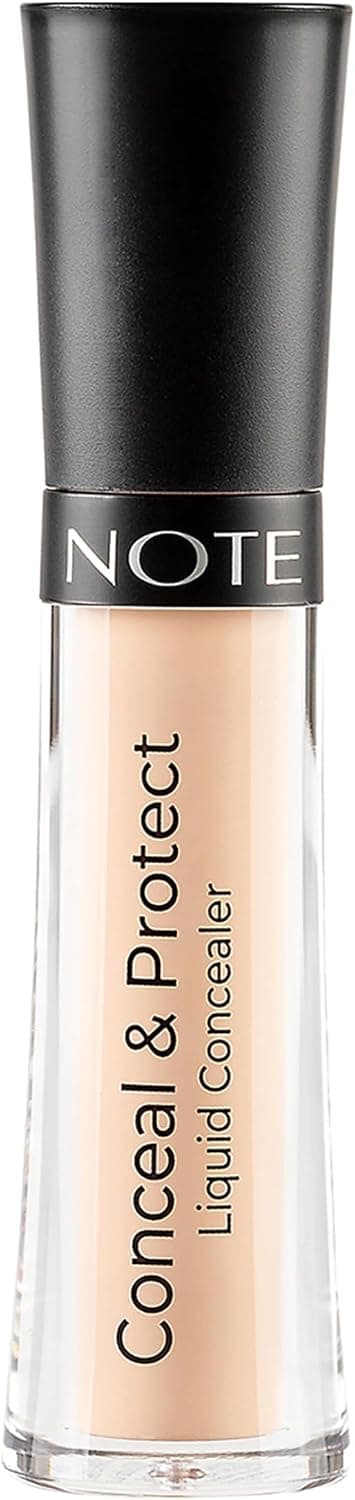 کانسیلر مایع NOTE Conceal & Protect رنگ 05 عاجی نرم کانسیلر مایع NOTE Conceal & Protect رنگ 05 عاجی نرم