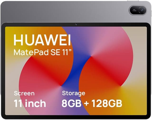 تبلت HUAWEI MatePad SE با نمایشگر 11 اینچی محافظ چشم، 8GB+128GB، WiFi، خاکستری نبولا تبلت HUAWEI MatePad SE با نمایشگر 11 اینچی محافظ چشم، 8GB+128GB، WiFi، خاکستری نبولا