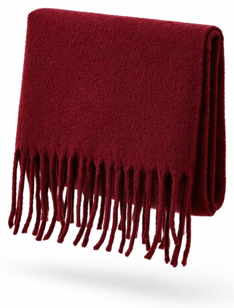 شال گردن مردانه Wega Moda بوردو مدل Puffy Cherry شال گردن مردانه Wega Moda بوردو مدل Puffy Cherry