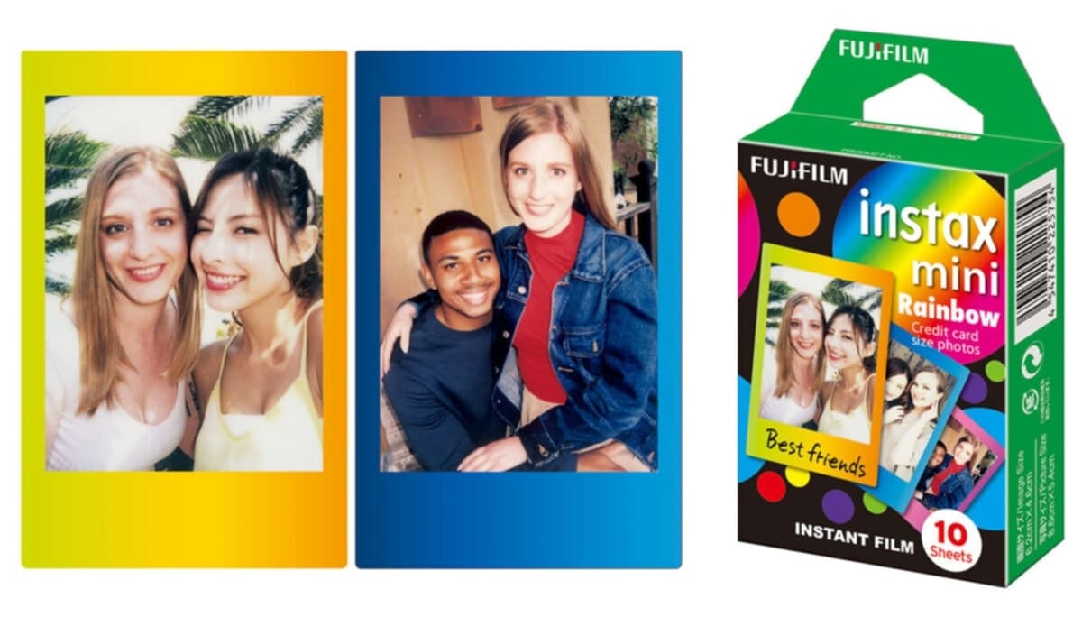 فیلم عکاسی Fujifilm Instax Mini رنگینکمانی 10 تایی فیلم عکاسی Fujifilm Instax Mini رنگینکمانی 10 تایی