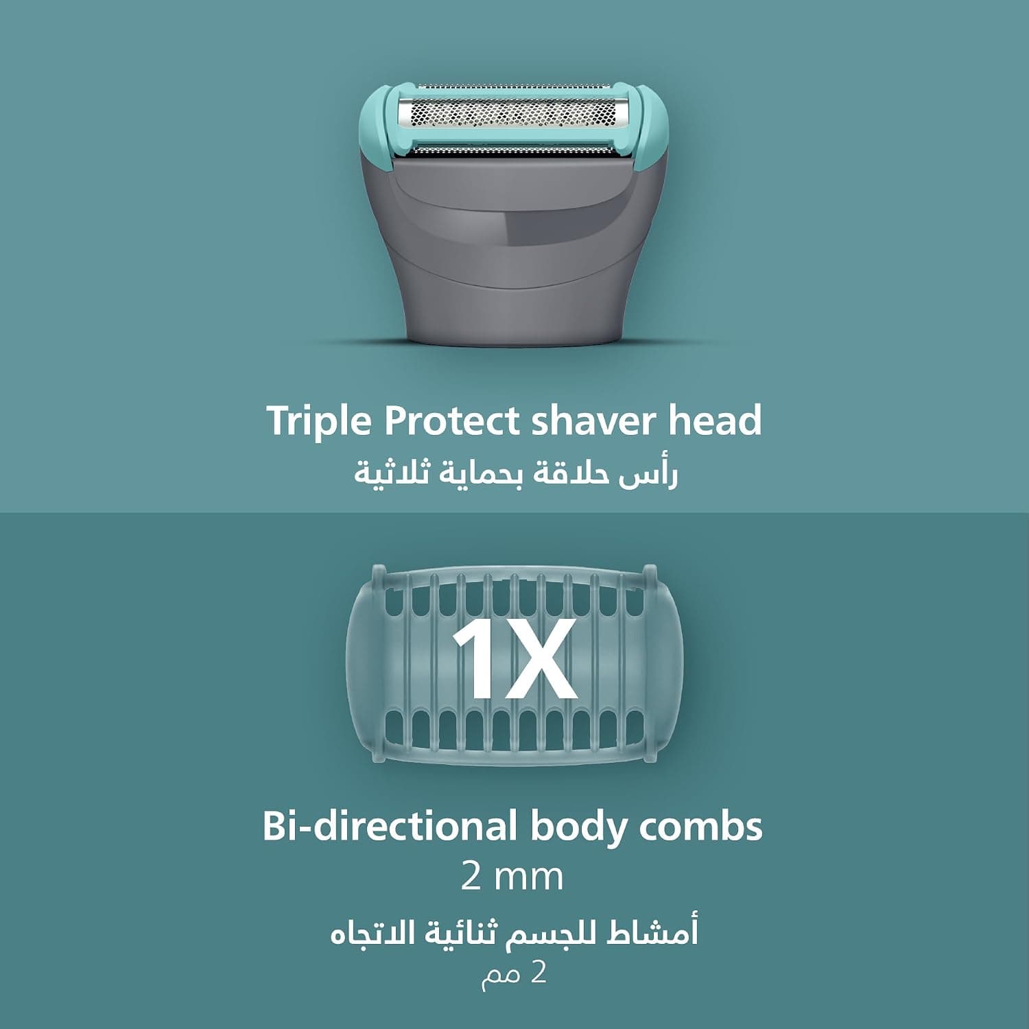 ماشین اصلاح بدن مردانه PHILIPS بیسیم ضدآب با شانه 2mm مدل BG3470/15 ماشین اصلاح بدن مردانه PHILIPS بیسیم ضدآب با شانه 2mm مدل BG3470/15
