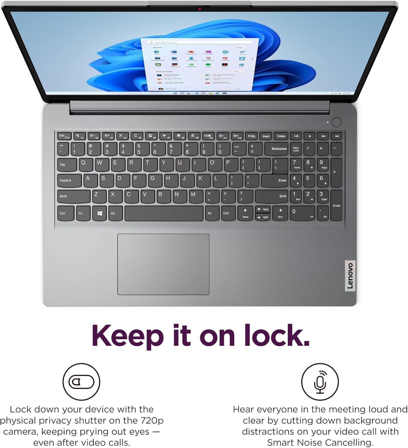 لپتاپ Lenovo Ideapad 1i پردازنده Core i5-1335U رم 16GB خاکستری ابری لپتاپ Lenovo Ideapad 1i پردازنده Core i5-1335U رم 16GB خاکستری ابری