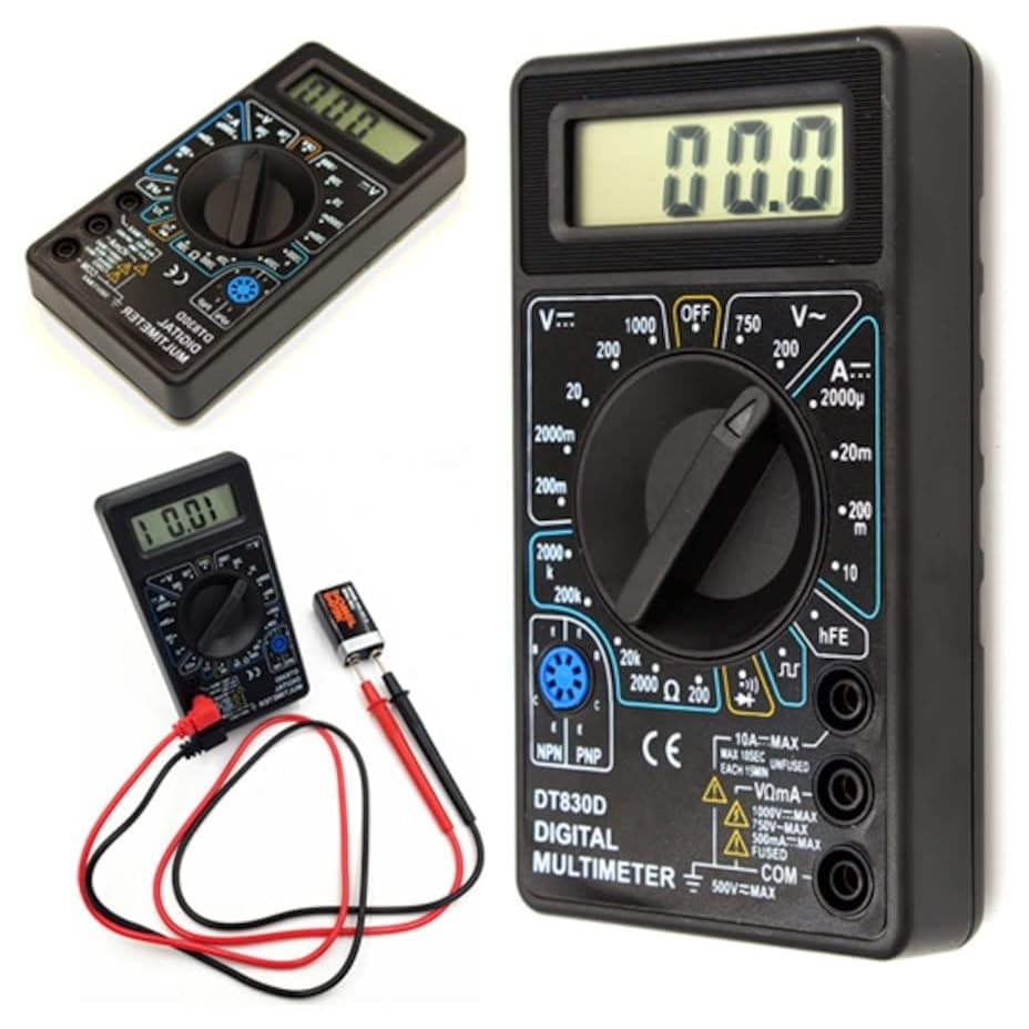 مولتیمتر دیجیتال آوومتر Wellhise مدل DT-830D مولتیمتر دیجیتال آوومتر Wellhise مدل DT-830D