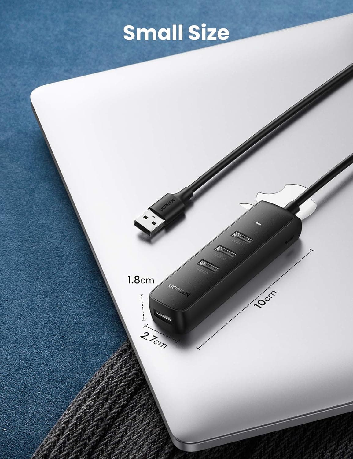 هاب USB UGREEN با 4 پورت USB 3.0 فوقباریک هاب USB UGREEN با 4 پورت USB 3.0 فوقباریک