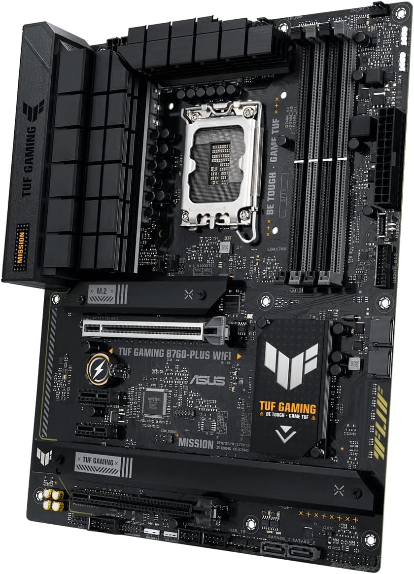 مادربورد ASUS TUF Gaming مدل B760-PLUS WiFi سوکت LGA 1700 مشکی مادربورد ASUS TUF Gaming مدل B760-PLUS WiFi سوکت LGA 1700 مشکی