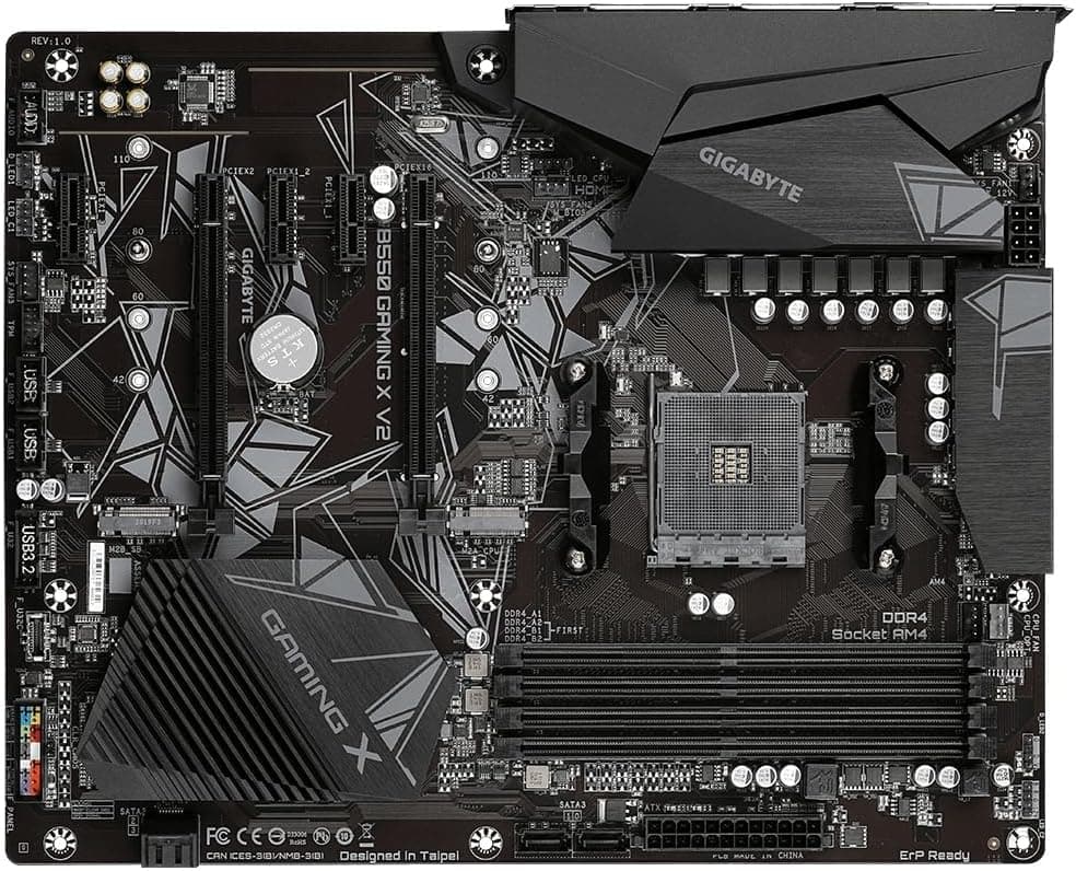 مادربرد Gigabyte مدل B550 Gaming X V2 سازگار با AMD Ryzen 5000 مادربرد Gigabyte مدل B550 Gaming X V2 سازگار با AMD Ryzen 5000