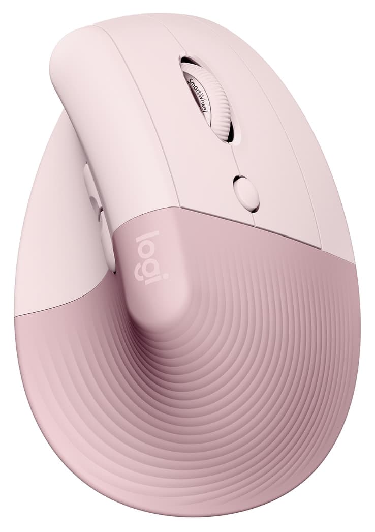 ماوس عمودی ارگونومیک بیسیم کمصدا logitech Lift صورتی مدل 910-006478 ماوس عمودی ارگونومیک بیسیم کمصدا logitech Lift صورتی مدل 910-006478