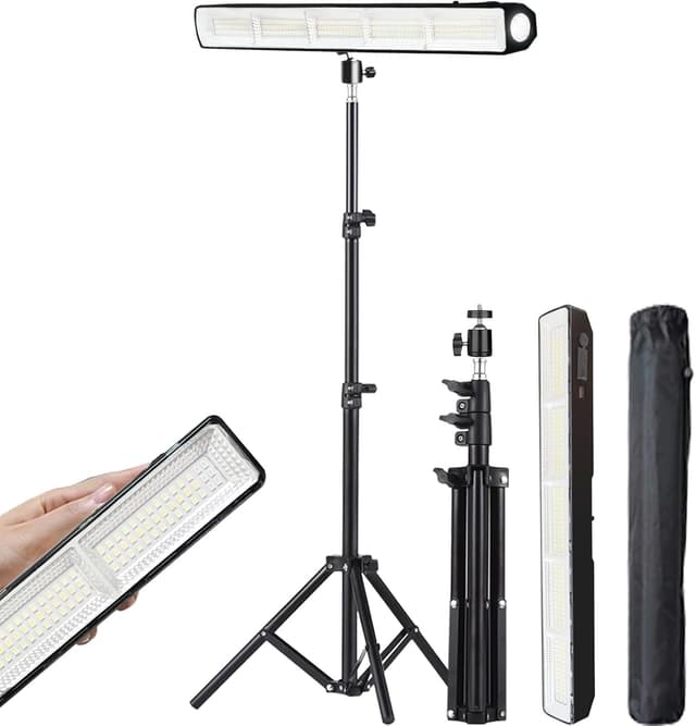 چراغ کار LED شارژی قابلحمل BOYKIM با پایه سهپایه، 8,000 لومن، باتری 10,000mAh، 7 حالت نوردهی، چرخش 360° و IP65 چراغ کار LED شارژی قابلحمل BOYKIM با پایه سهپایه، 8,000 لومن، باتری 10,000mAh، 7 حالت نوردهی، چرخش 360° و IP65