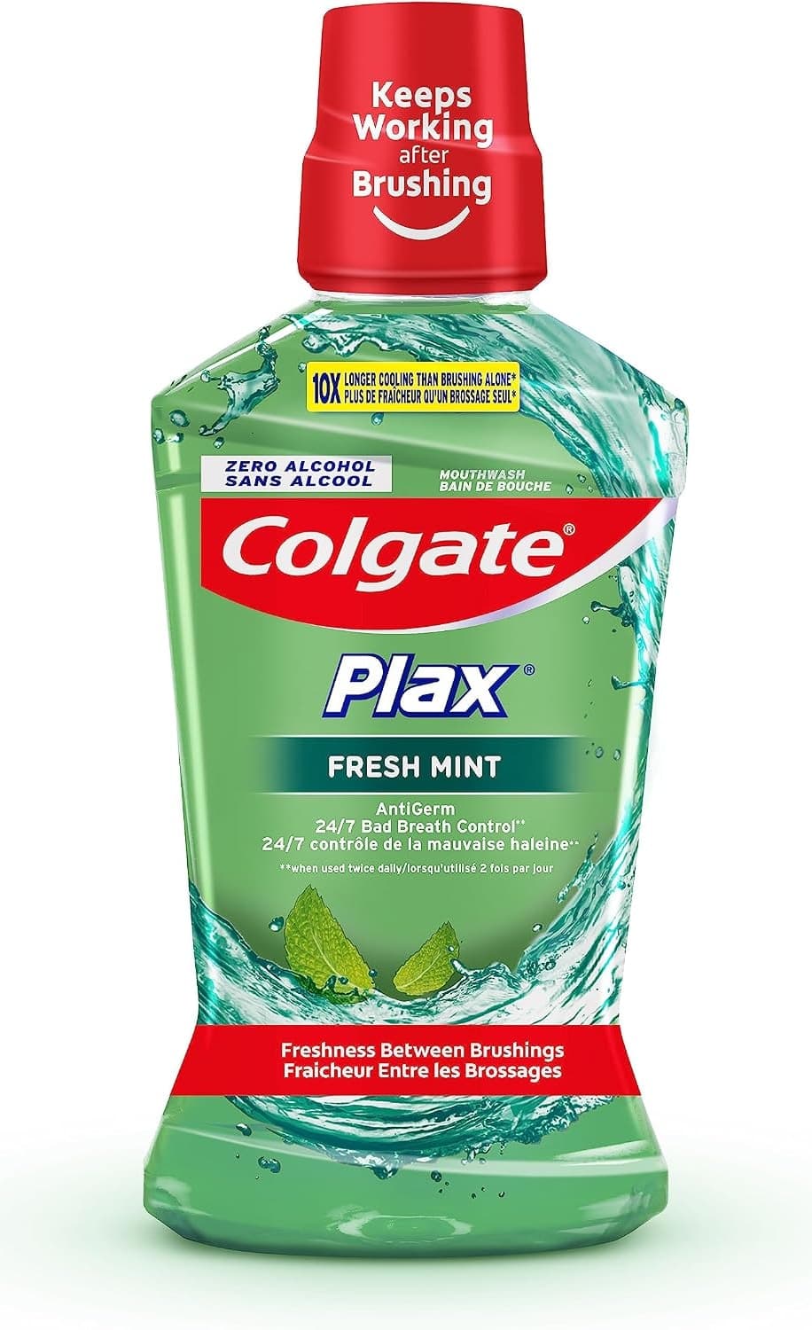 دهانشویه نعناع فلفلی Colgate Plax مدل 500 ml (Pack of 2) دهانشویه نعناع فلفلی Colgate Plax مدل 500 ml (Pack of 2)