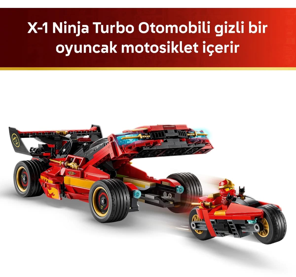 لگو 71867 NINJAGO خودرو X-1 Ninja Turbo ۱۵ سالگی لگو 71867 NINJAGO خودرو X-1 Ninja Turbo ۱۵ سالگی