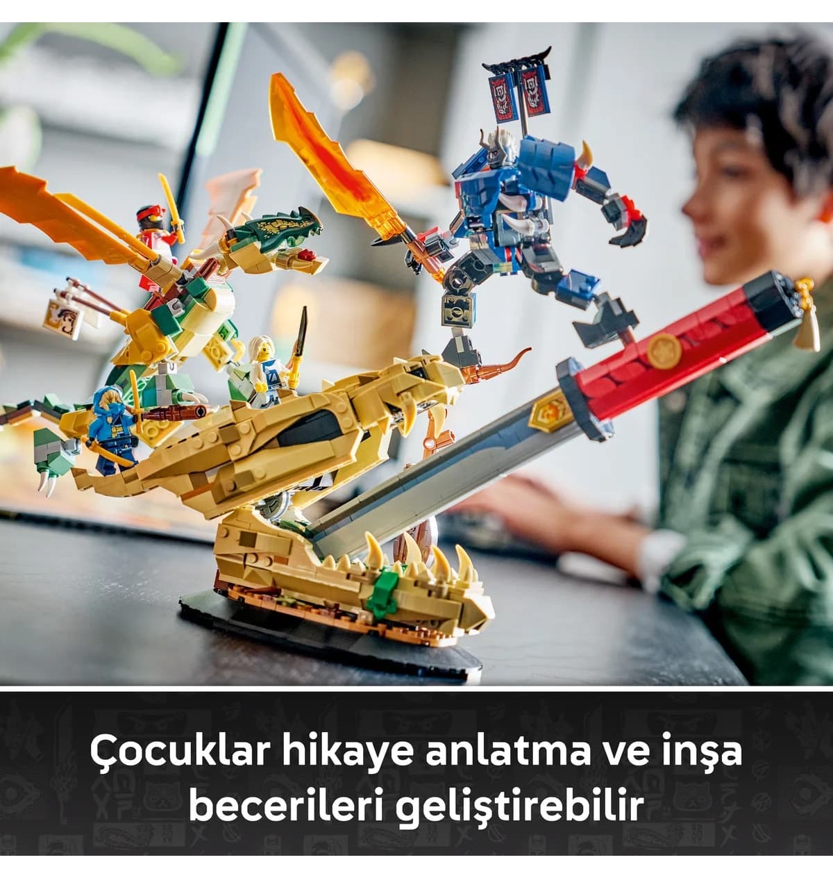 لگو NINJAGO نبرد شمشیر اژدها ۱۰۱۶ قطعهای مدل 71871 لگو NINJAGO نبرد شمشیر اژدها ۱۰۱۶ قطعهای مدل 71871