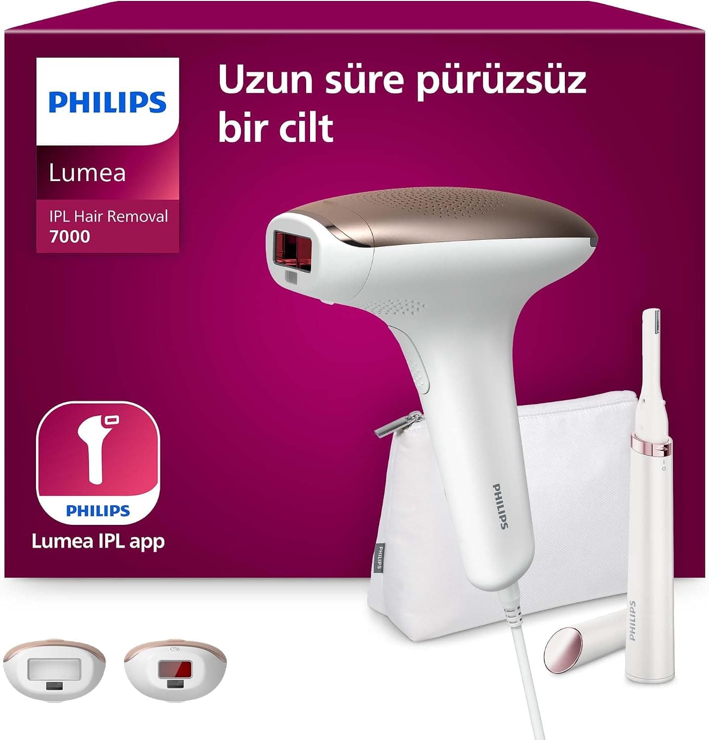 دستگاه لیزر اپیلیشن IPL Philips هد بدن و صورت سفید مدل BRI921/00 دستگاه لیزر اپیلیشن IPL Philips هد بدن و صورت سفید مدل BRI921/00