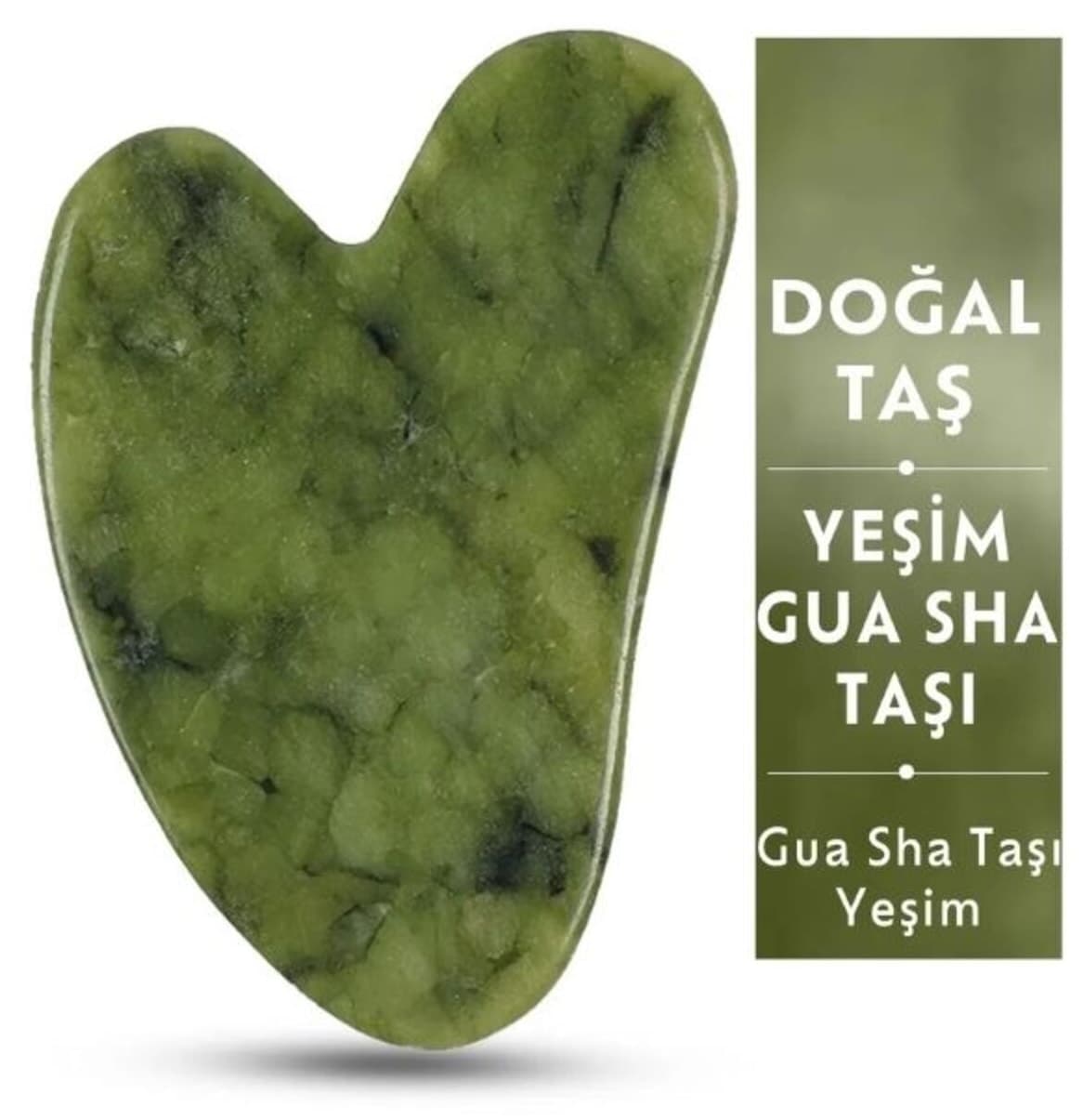 ست ۲ تایی ابزار ماساژ صورت Gua Sha قلبی HİROS'H سنگ یشم ۱۰۰٪ طبیعی ست ۲ تایی ابزار ماساژ صورت Gua Sha قلبی HİROS'H سنگ یشم ۱۰۰٪ طبیعی
