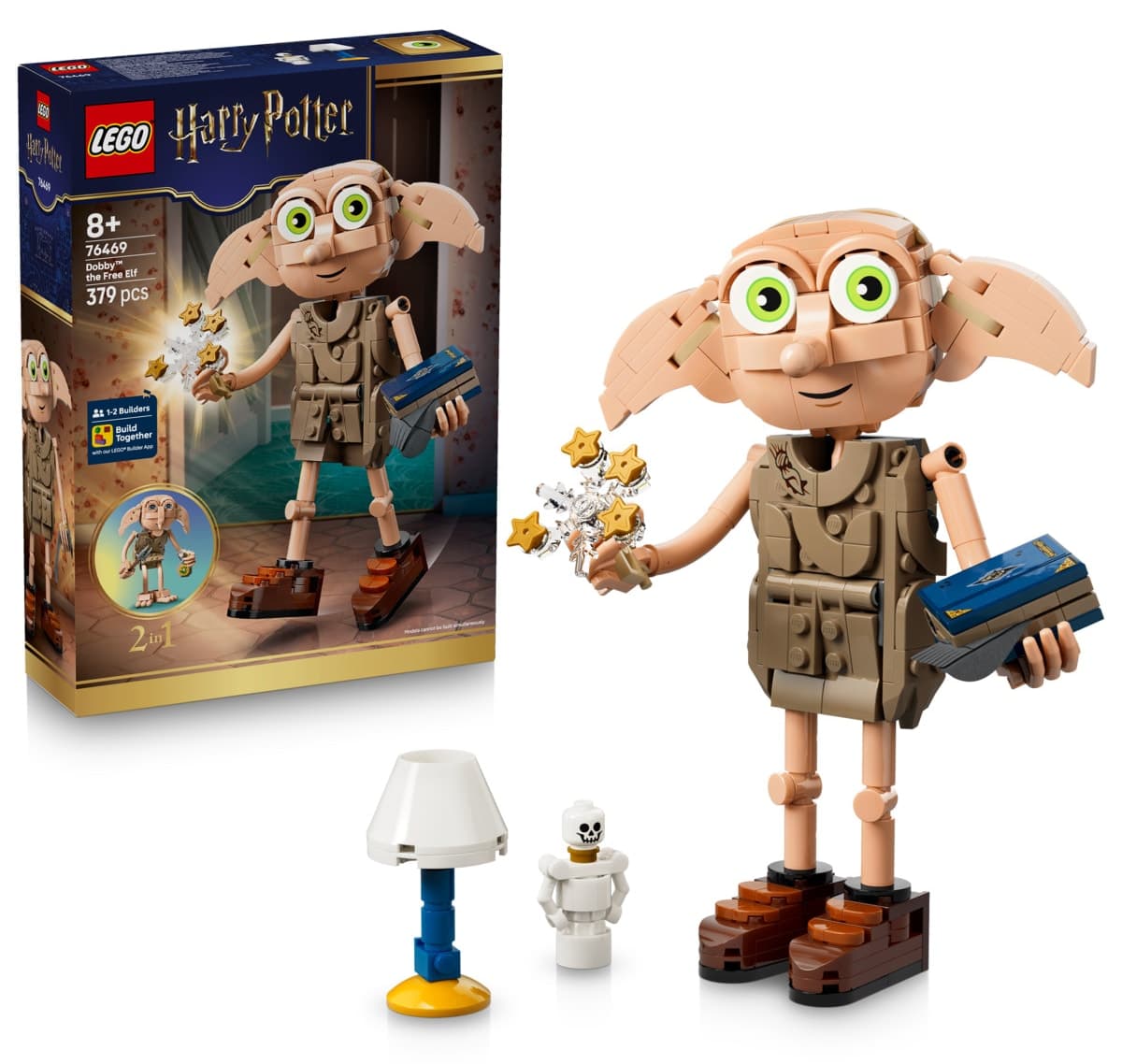 لگو Harry Potter مدل 76469 Dobby آزاد ۳۷۹ قطعه لگو Harry Potter مدل 76469 Dobby آزاد ۳۷۹ قطعه