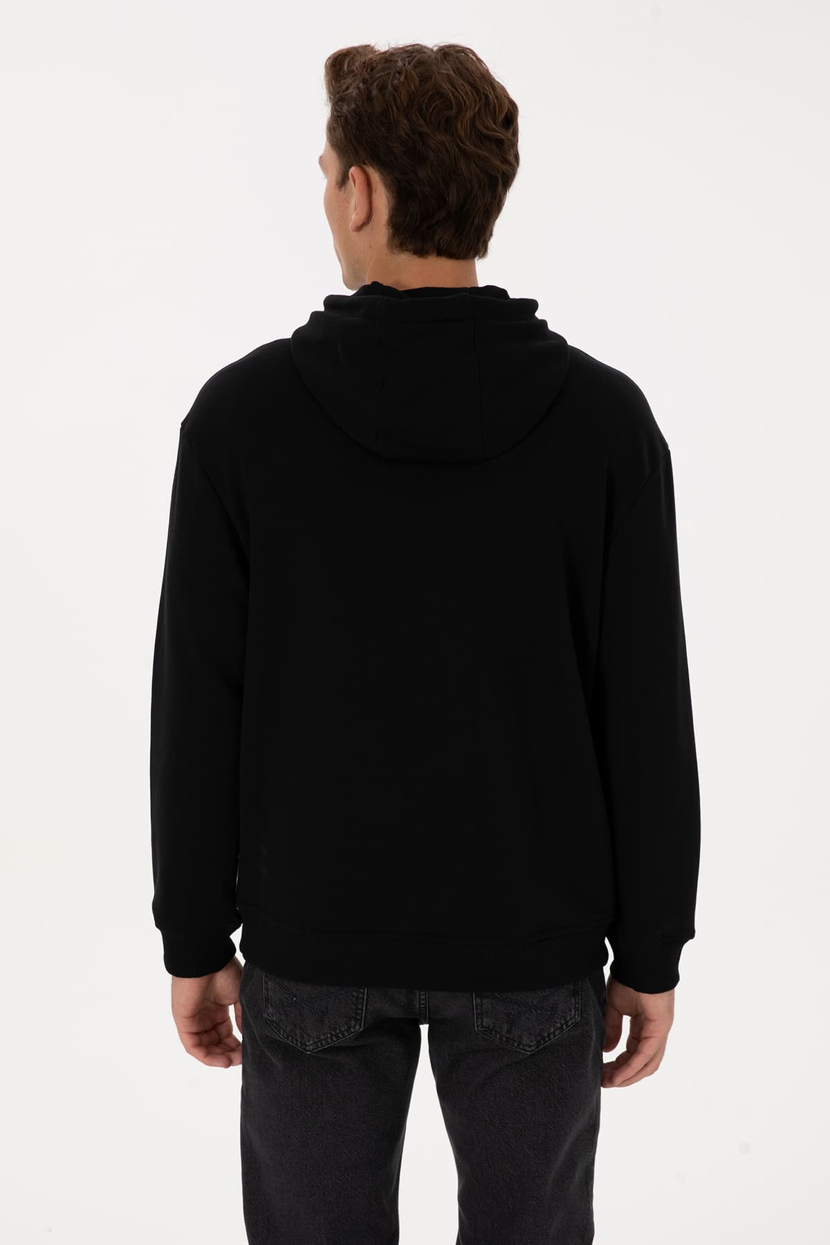 سوئیشرت مردانه U.S. Polo Assn. کاپشندار فیت کامفورت مشکی بیسیک مدل 50313746-VR046 سوئیشرت مردانه U.S. Polo Assn. کاپشندار فیت کامفورت مشکی بیسیک مدل 50313746-VR046