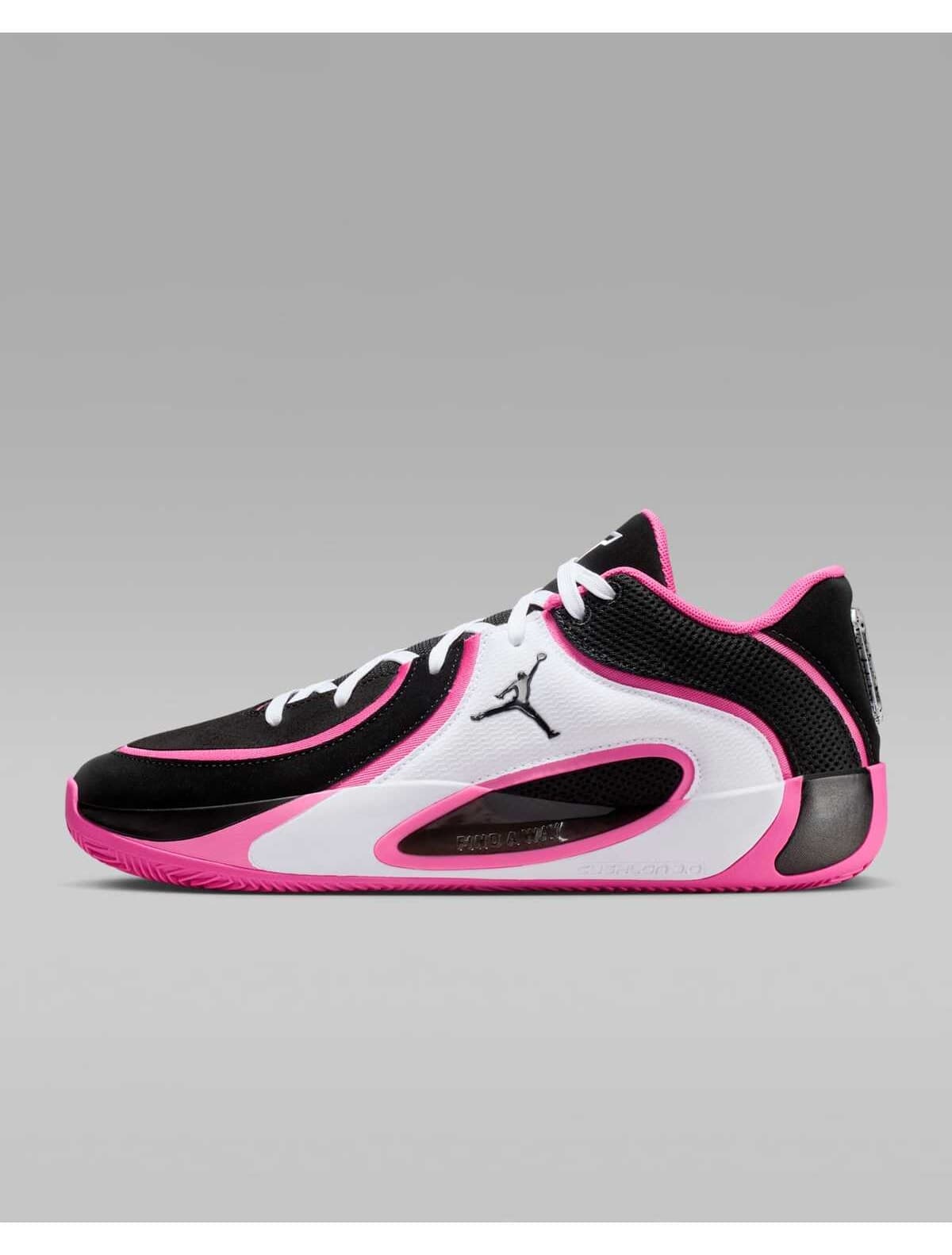 کفش بسکتبال یونیسکس Nike Jordan Tatum 4 مشکی صورتی کفش بسکتبال یونیسکس Nike Jordan Tatum 4 مشکی صورتی