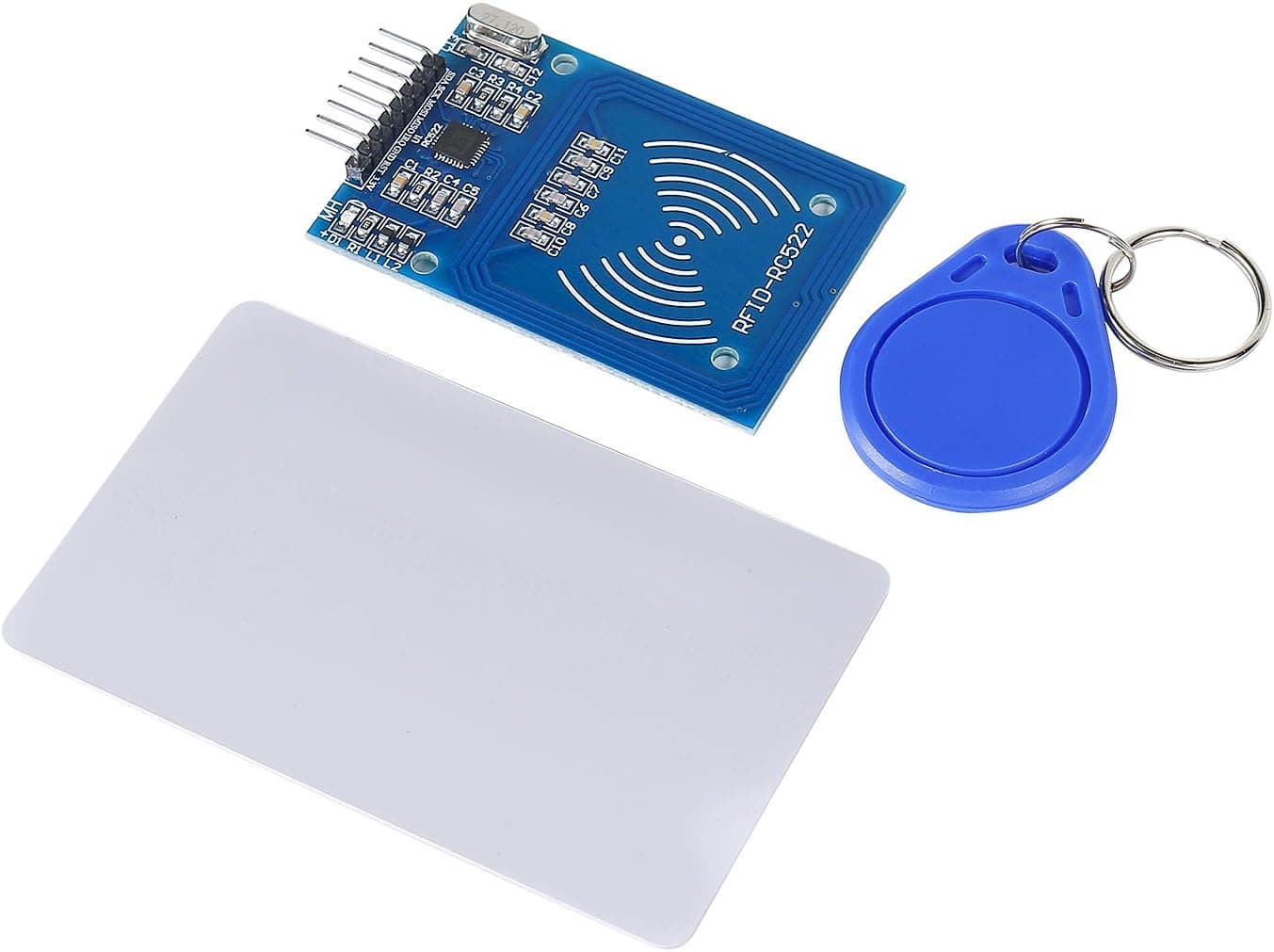 ماژول خواننده RFID RC522 SunFounder کارت سفید S50 جاکلیدی برای Arduino و Raspberry Pi ماژول خواننده RFID RC522 SunFounder کارت سفید S50 جاکلیدی برای Arduino و Raspberry Pi