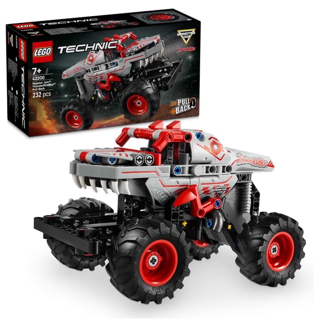 لگو Technic Monster Jam ThunderROARus پولبک مدل 42200 با 232 قطعه لگو Technic Monster Jam ThunderROARus پولبک مدل 42200 با 232 قطعه