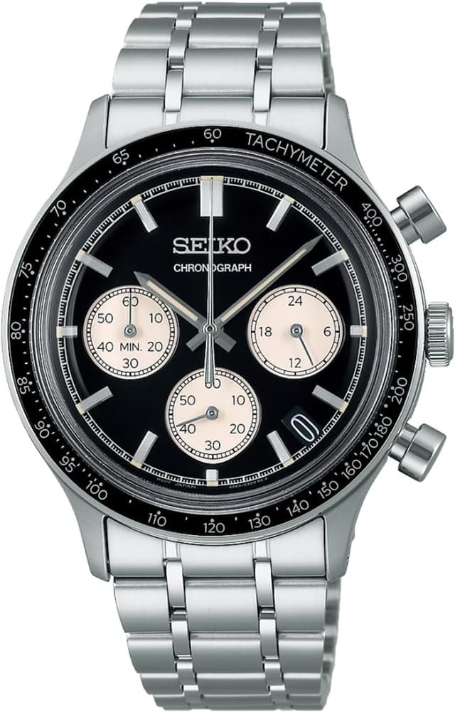 ساعت مچی مردانه Seiko کرونوگراف Racing صفحه مشکی بند استیل مدل SSB479P1 ساعت مچی مردانه Seiko کرونوگراف Racing صفحه مشکی بند استیل مدل SSB479P1