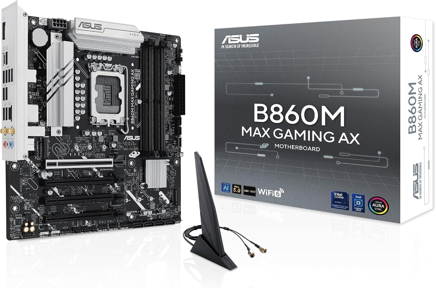 مادربرد ASUS Micro-ATX با چیپست Intel B860 سوکت LGA 1851 مدل B860M MAX GAMING AX مادربرد ASUS Micro-ATX با چیپست Intel B860 سوکت LGA 1851 مدل B860M MAX GAMING AX
