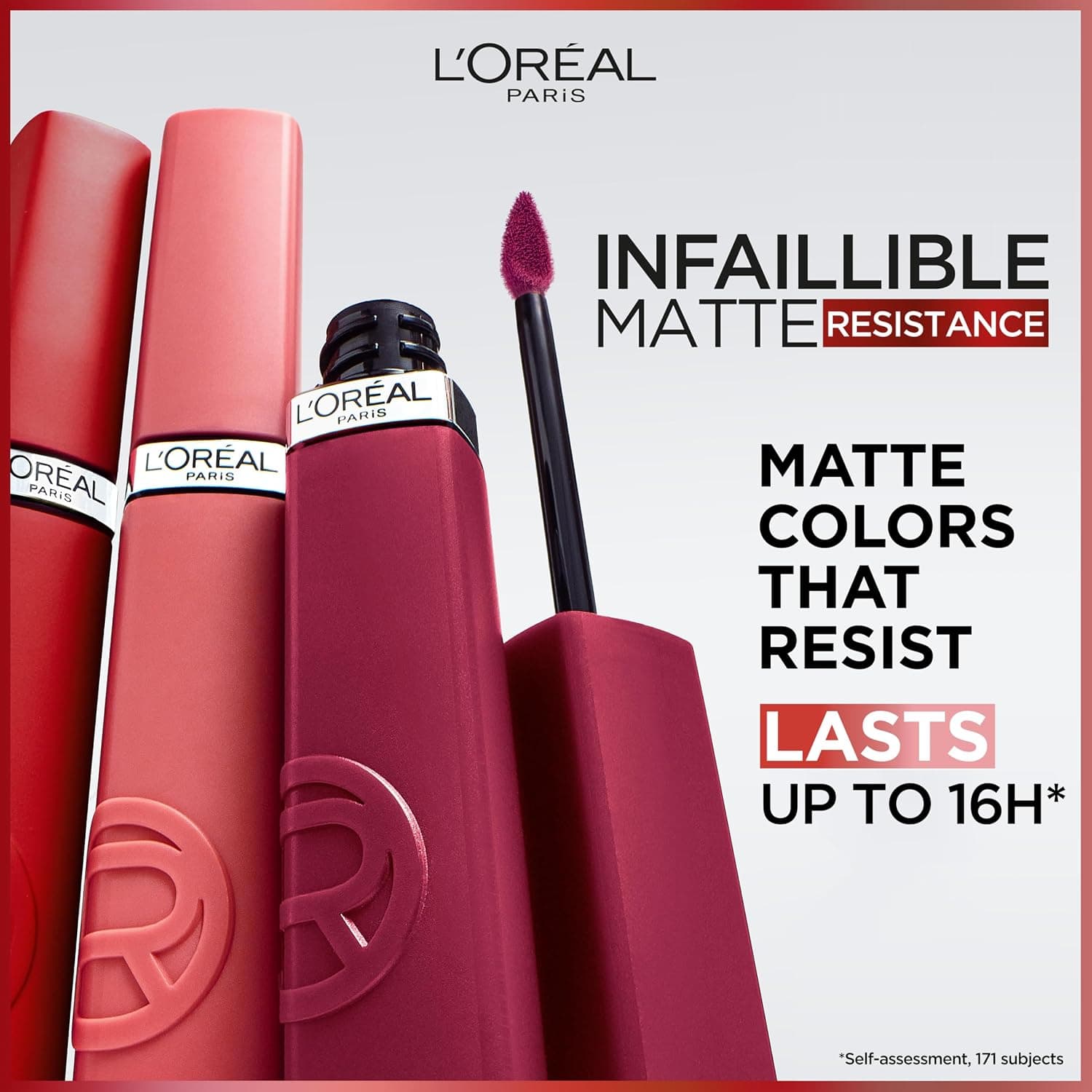 رژ لب مایع مات L'Oreal Paris Infaillible Matte Resistance مدل 420 Le Rouge Paris رژ لب مایع مات L'Oreal Paris Infaillible Matte Resistance مدل 420 Le Rouge Paris