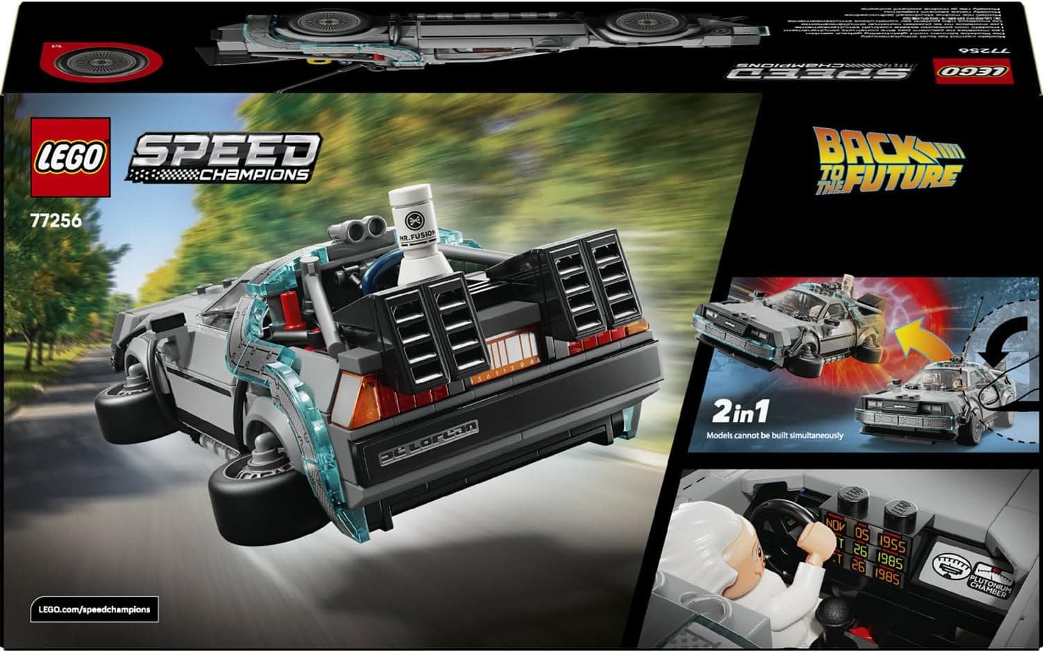 ماشین زمان LEGO Speed Champions از فیلم بازگشت به آینده 77256 ماشین زمان LEGO Speed Champions از فیلم بازگشت به آینده 77256