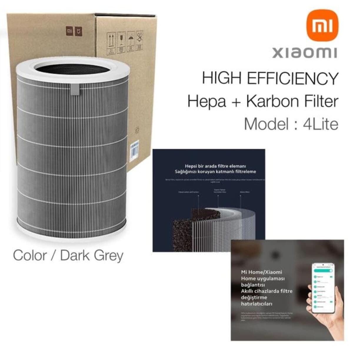 دستگاه تصفیه هوای Xiaomi با فیلتر HEPA مدل Mi Smart 4 Lite دستگاه تصفیه هوای Xiaomi با فیلتر HEPA مدل Mi Smart 4 Lite