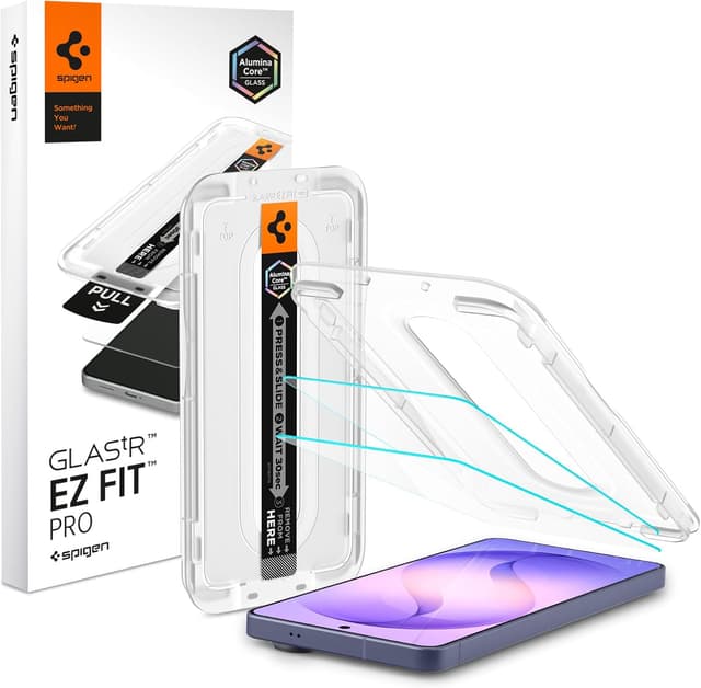 محافظ صفحه نمایش Spigen GLAStR EZ FIT PRO برای Samsung Galaxy S26 Ultra 2 PACK محافظ صفحه نمایش Spigen GLAStR EZ FIT PRO برای Samsung Galaxy S26 Ultra 2 PACK