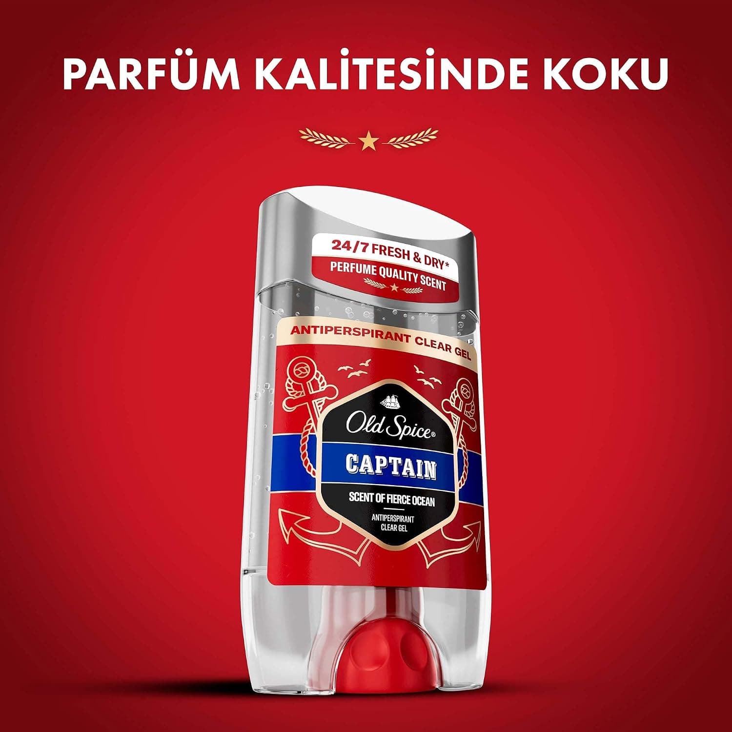 دئودورانت ژلی ضدتعریق شفاف Old Spice Captain 70 ml دئودورانت ژلی ضدتعریق شفاف Old Spice Captain 70 ml