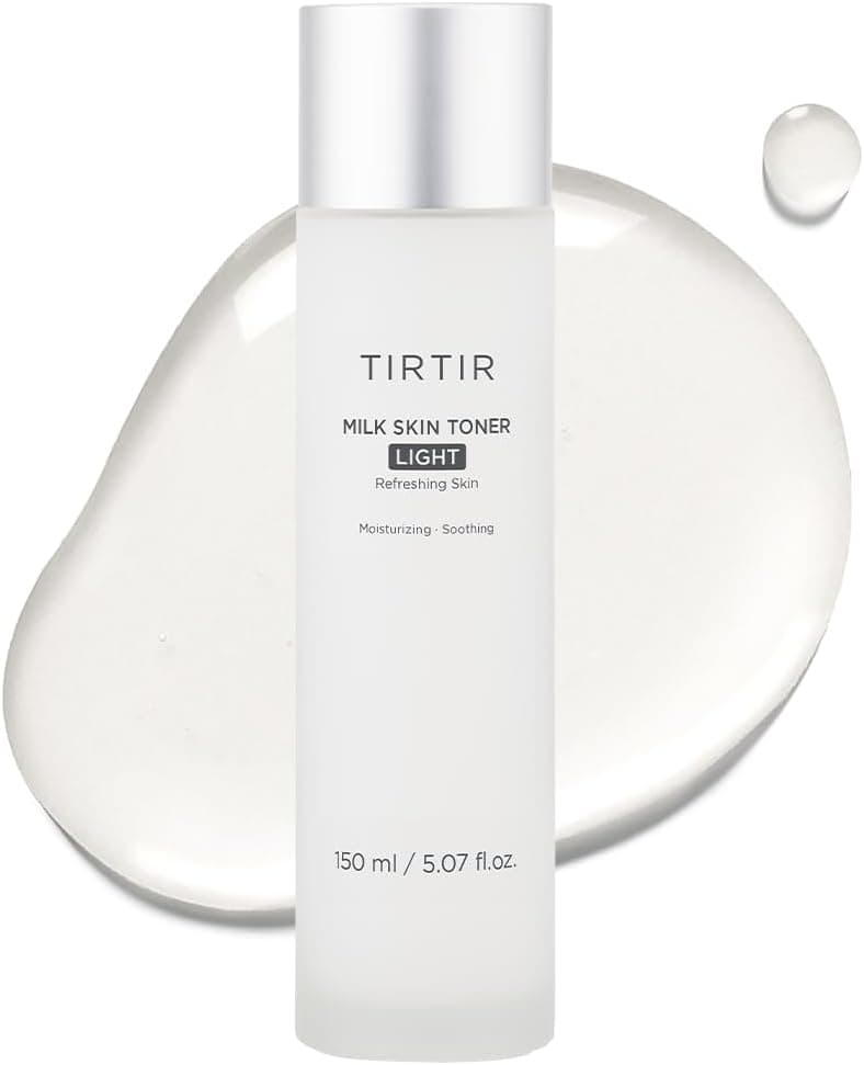 تونر صورت TIRTIR Milk Skin Rice حاوی نیاسینامید، سرامید و عصاره سبوس برنج 5.07 fl.oz. تونر صورت TIRTIR Milk Skin Rice حاوی نیاسینامید، سرامید و عصاره سبوس برنج 5.07 fl.oz.