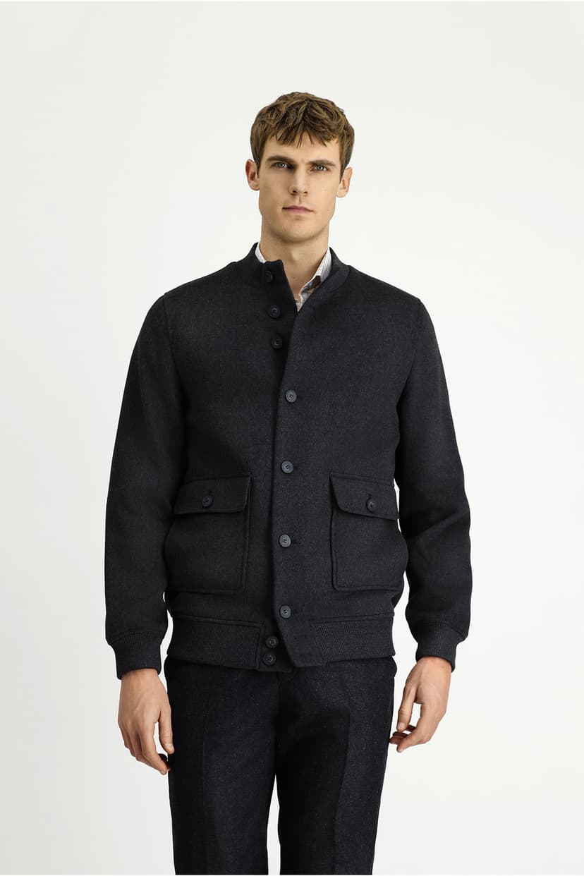 کت بامبر مردانه Kiğılı Slim Fit یقه ایستاده کت بامبر مردانه Kiğılı Slim Fit یقه ایستاده