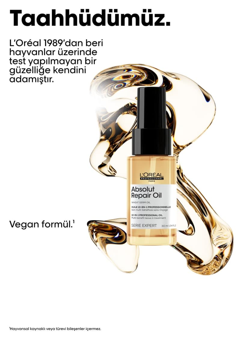روغن مو بدون شستشوی L'oreal Professionnel Absolut Repair ۱۰ در ۱ موی نرمال-حساسشده 30ml روغن مو بدون شستشوی L'oreal Professionnel Absolut Repair ۱۰ در ۱ موی نرمال-حساسشده 30ml