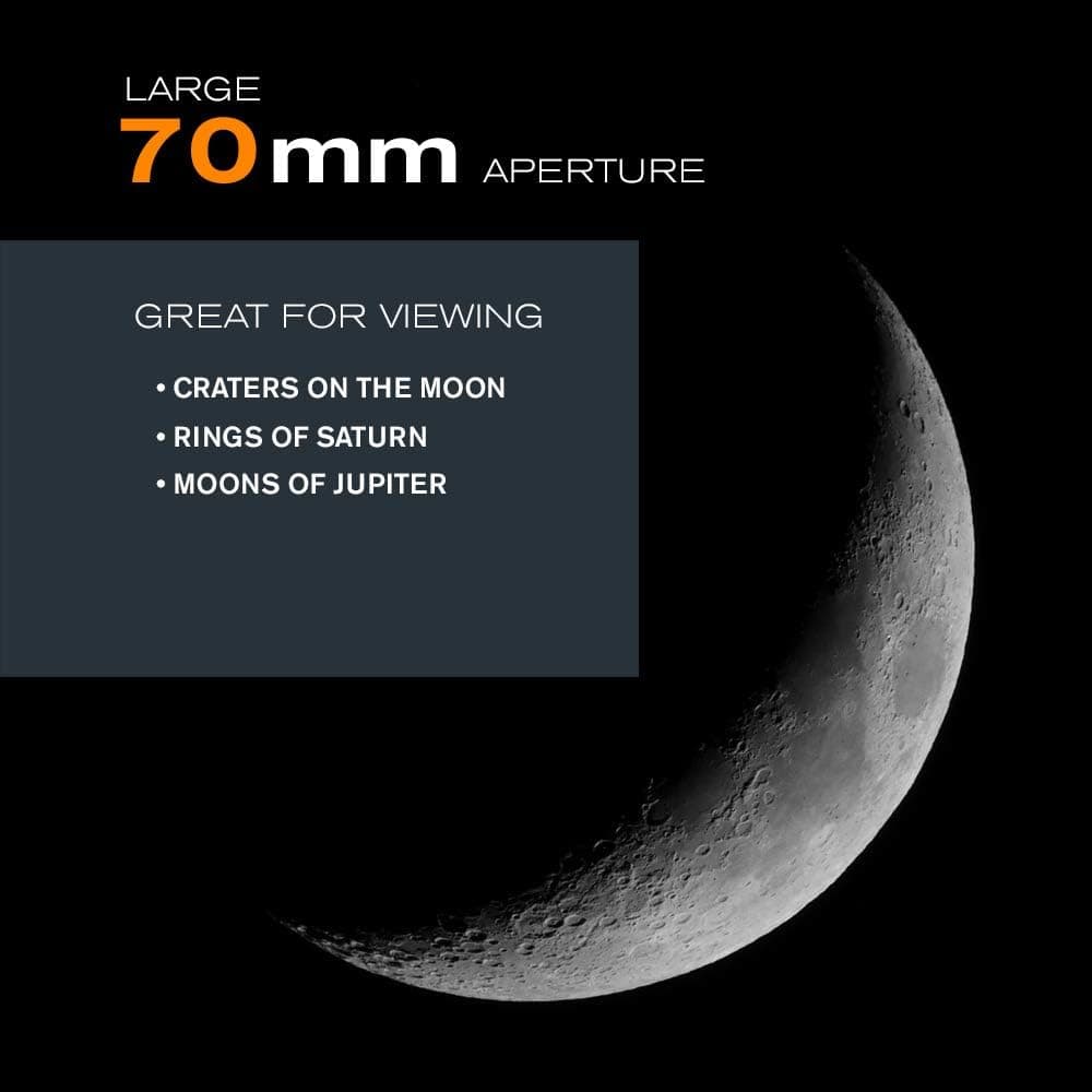 تلسکوپ Celestron رفractor آبی مدل 70AZ Astromaster تلسکوپ Celestron رفractor آبی مدل 70AZ Astromaster