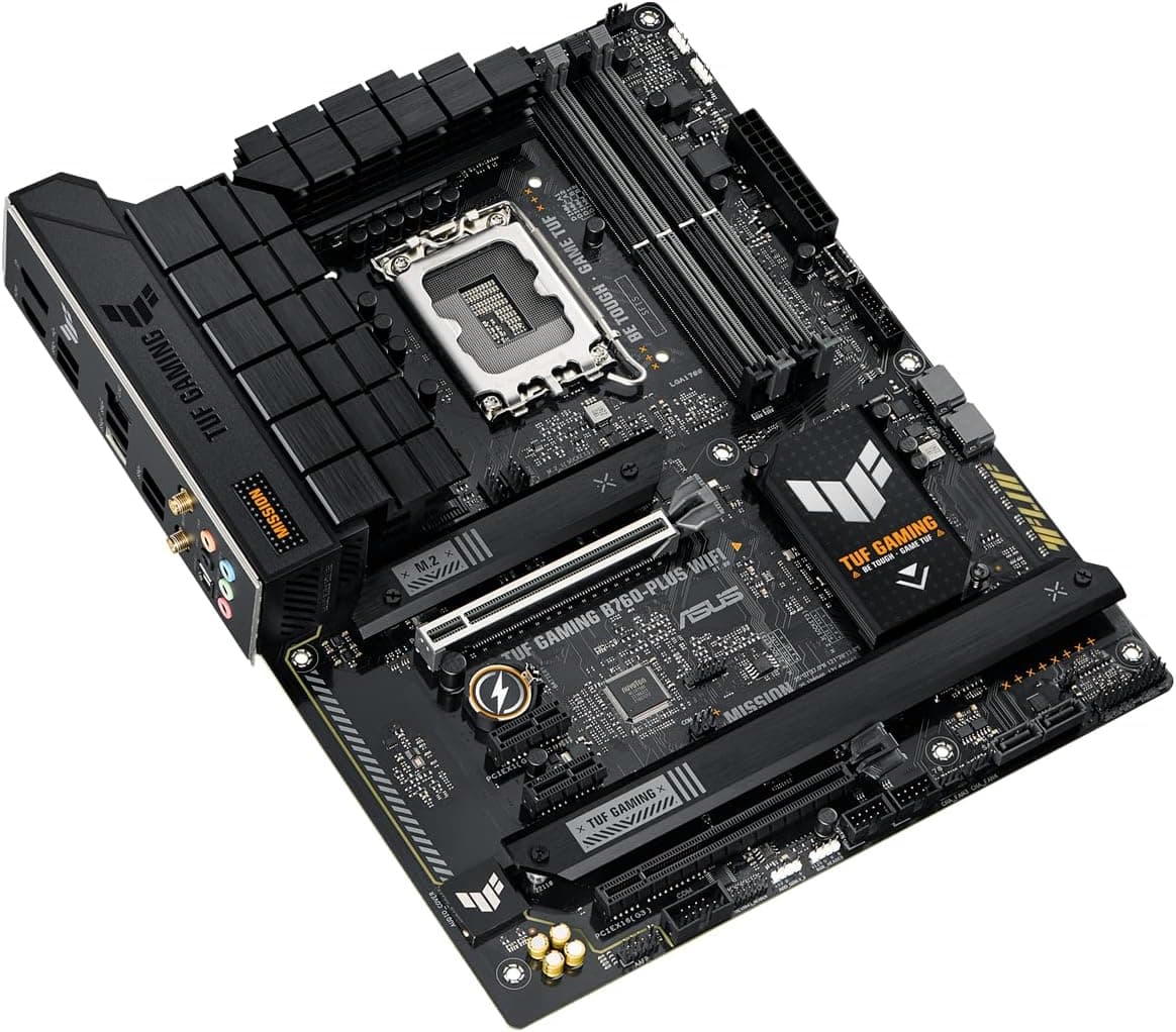 مادربورد ASUS TUF Gaming مدل B760-PLUS WiFi سوکت LGA 1700 مشکی مادربورد ASUS TUF Gaming مدل B760-PLUS WiFi سوکت LGA 1700 مشکی